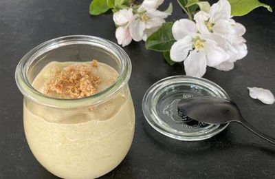 Crème à la rhubarbe