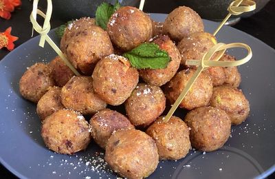Billes de courgettes au gruyère 