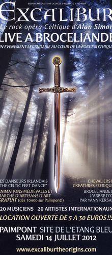 Rendez-vous à Brocéliande pour la légende Excalibur !