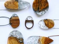 © Nomad Art : bijoux en bois et résine écologique (colliers, bracelets)