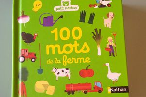 Livre 100 mots de la ferme - Nathan