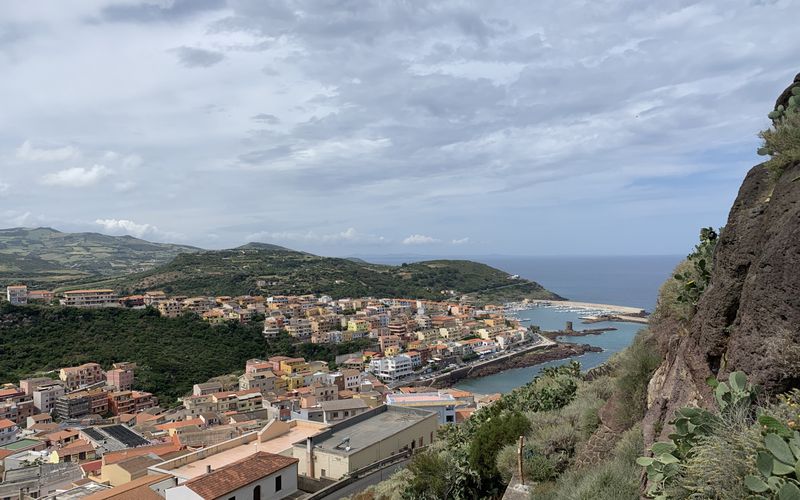 Castelsardo, sur un promontoire dominant la mer