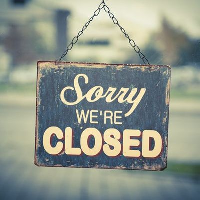 Sorry, we're closed.