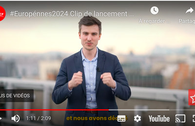 Européennes 2024 Clip de campagne