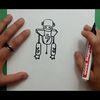 Como dibujar un robot paso a paso 3