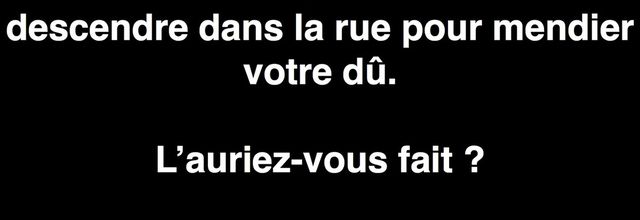 On a travaillé toute notre vie pour avoir une retraite !!!