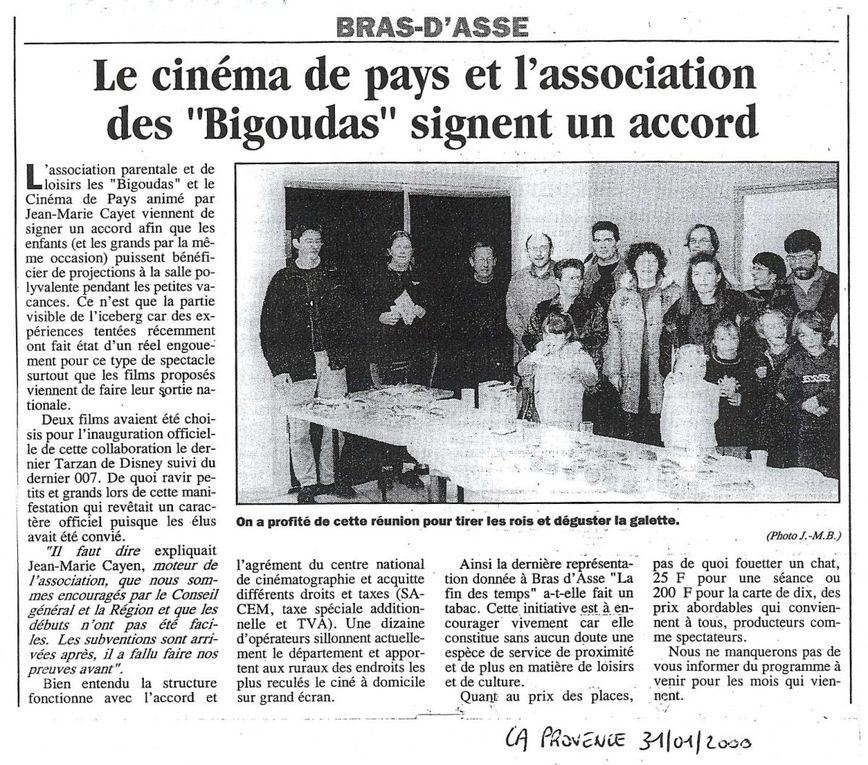 Tourné cinéma à travers le département des Alpes de Haute Provence (Sud de la France)