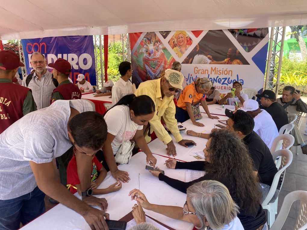 Cultores de Carabobo iniciaron registro en la Gran Misión Viva Venezuela en nueve puntos de la entidad