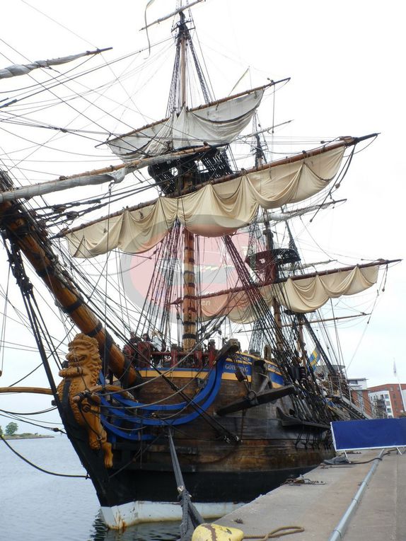 Landskrona est une petite ville du Sud de la Suède. Fondée il y a 600 ans, elle habrite 30 500 habitants. L'anniversaire de sa fondation est la raison de la visite du Götheborg en ce mois de mai 2013.