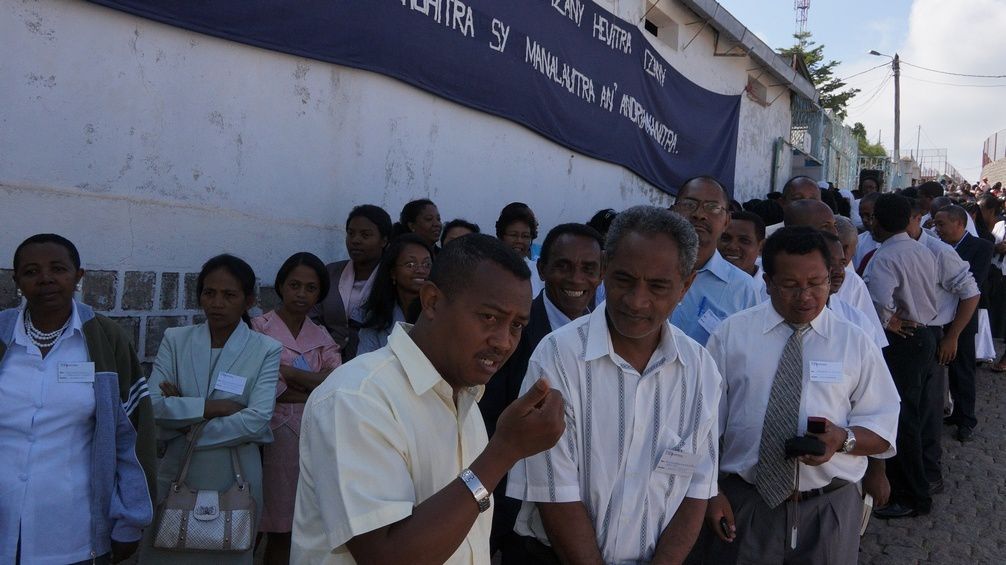 Messe d'ouverture des VIè Assises Nationales des Médecins Catholiques de Madagascar, en présence du Président Andry Rajoelina. 1ère partie. Photos: Harilala Randrianarison