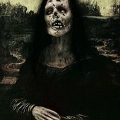 Mona Lisa Zombie - this smile is not nearly as mysterious. This one just tasted brains! | More Zombie Stuff in 2019 | Zombie art, Horror art, Creepy art