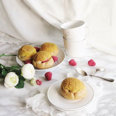 Choux Passion-framboise