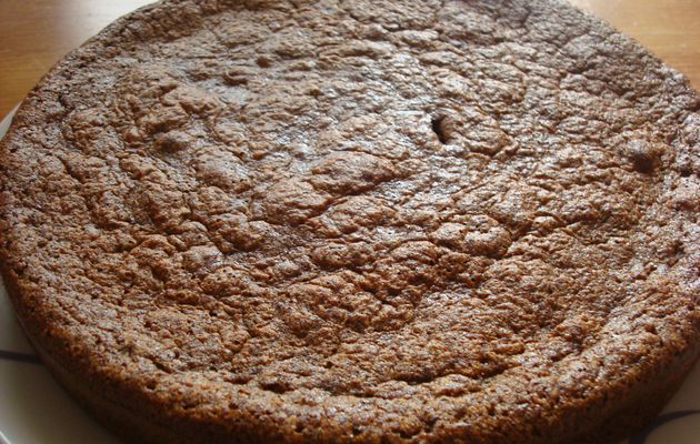 Gateau au chocolat sans beurre.