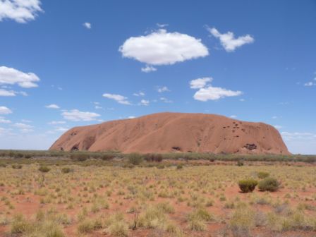 Impressionnant monolithe du centre de l'australie