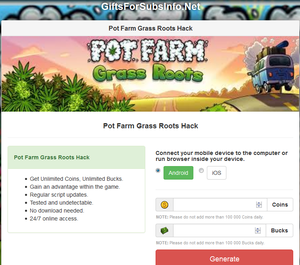 Pot Farm Grass Roots Hack Cheats Tool 