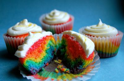 cupcakes multicolores 