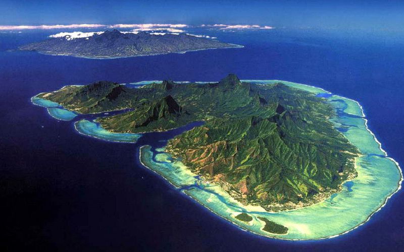 MOOREA janvier 2017 : entre orages et vents violents, nos photos inédites de voyage en Polynésie, sans la palette des bleus