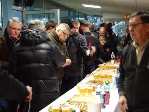 SOIRÉE DES ADHERENTS  A L'ESPACE GRENAT LORS DU MATCH CSBJ - SOYAUX ANGOULEME