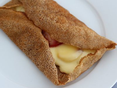 Galettes farcies (grisons/maroilles/crème fraiche) 