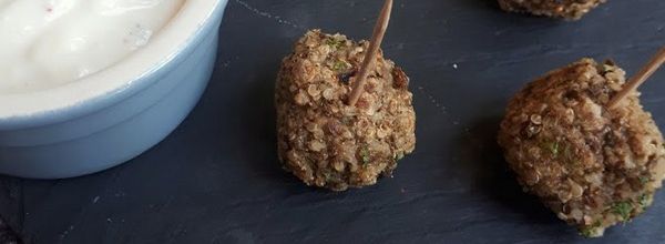 Boulettes de quinoa aux champignons