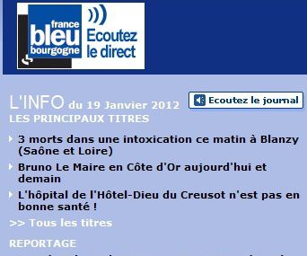 Edouard GUERREIRO, Secrétaire Général de l’Union Départementale FORCE OUVRIERE de Côte d’Or était l’invité de Jacky PAGE sur l’antenne de Radio France - 200112