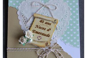 40 ans de mariage !!