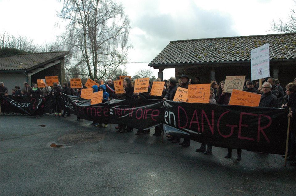 école de Gorse, et rassemblement ce samedi 13 février 2016 à Saint Cirgues, Haut Ségala.