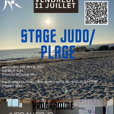 Stage judo/Plage à Plouescat